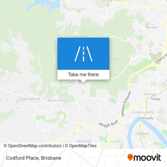 Codford Place map