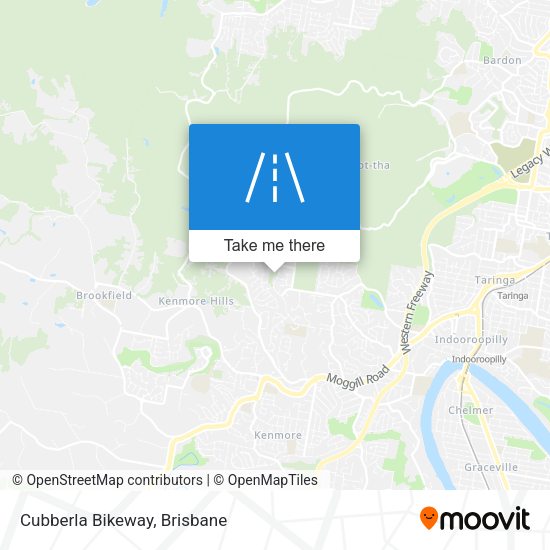 Cubberla Bikeway map
