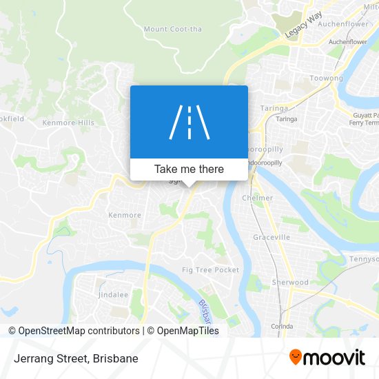 Jerrang Street map