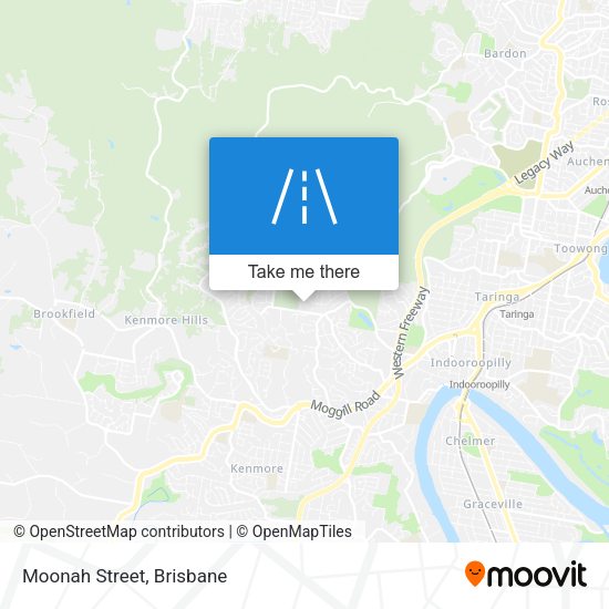 Moonah Street map