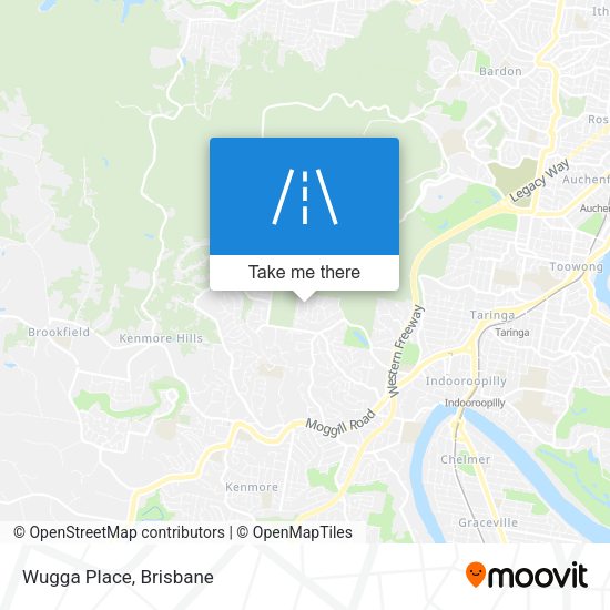 Wugga Place map