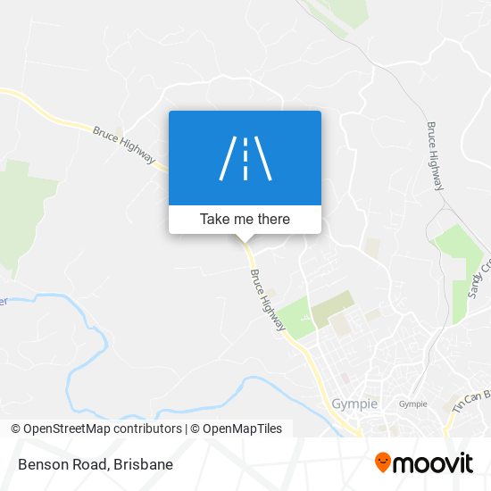 Benson Road map