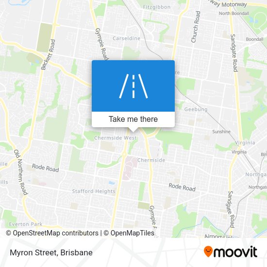 Myron Street map