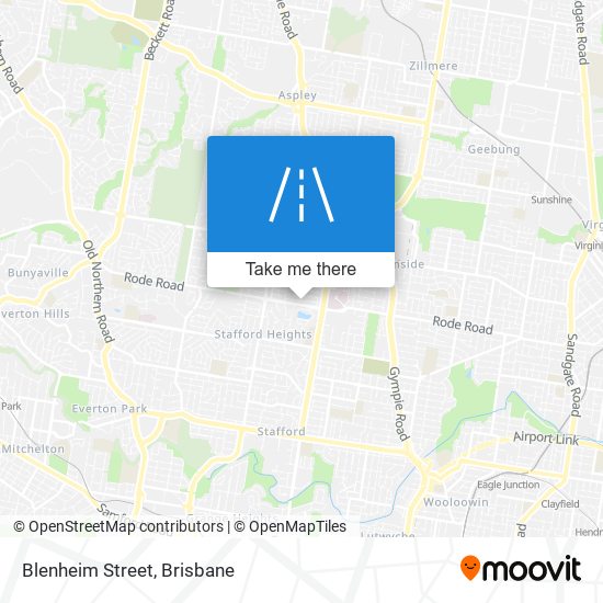 Blenheim Street map