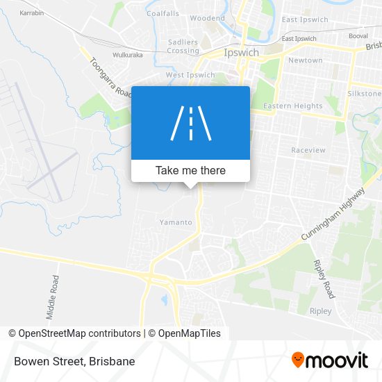 Bowen Street map