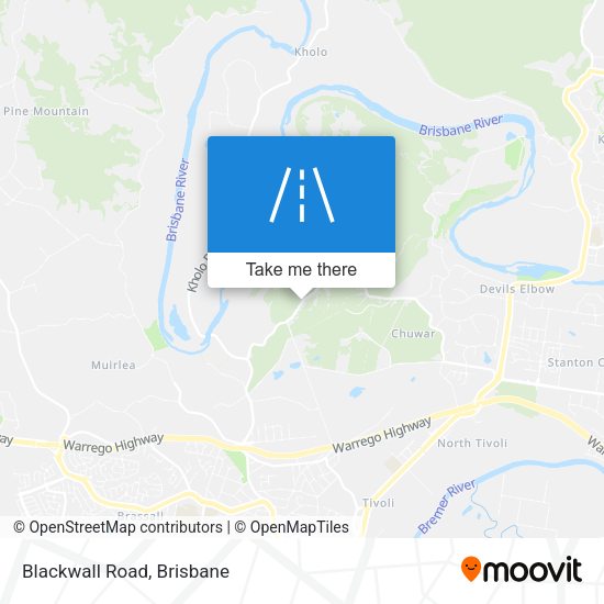 Blackwall Road map