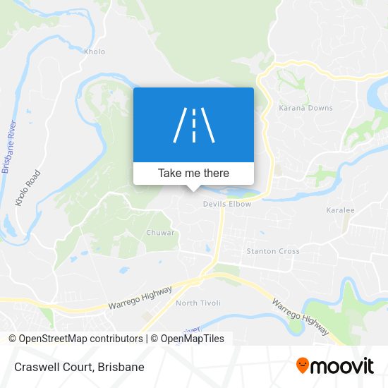 Craswell Court map