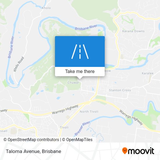 Taloma Avenue map