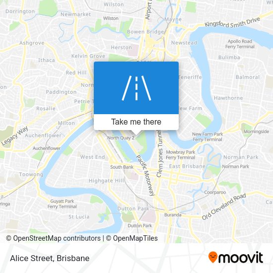 Alice Street map