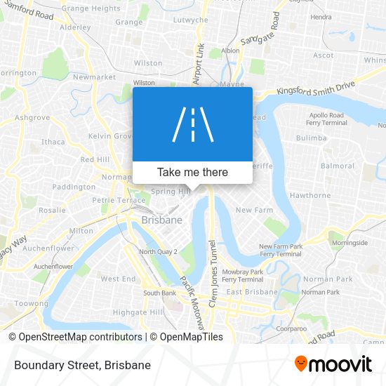 Boundary Street map
