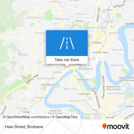 Hale Street map