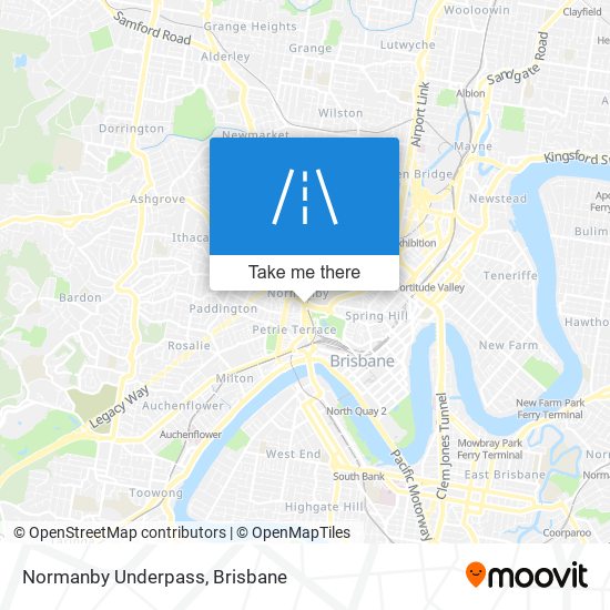 Normanby Underpass map