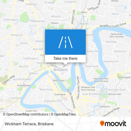Wickham Terrace map