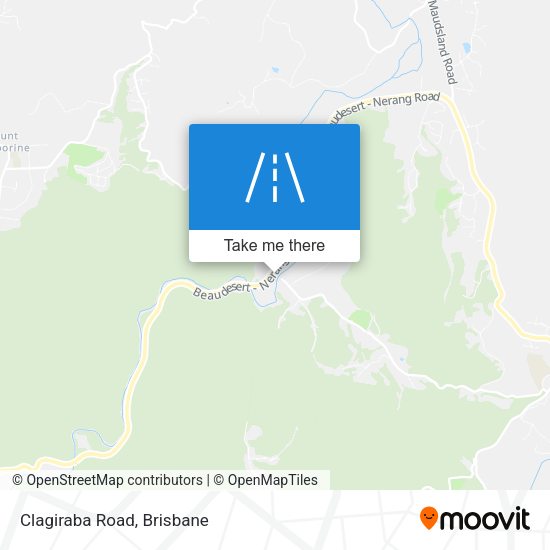 Clagiraba Road map