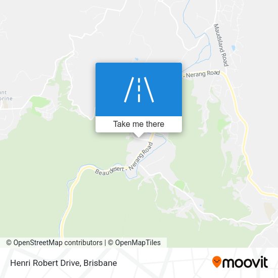 Henri Robert Drive map