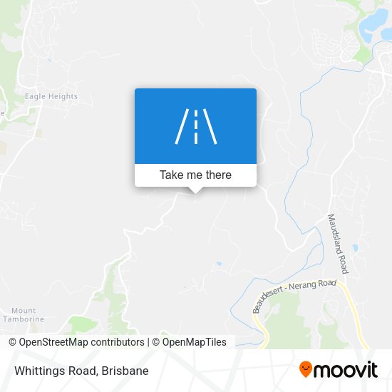 Whittings Road map