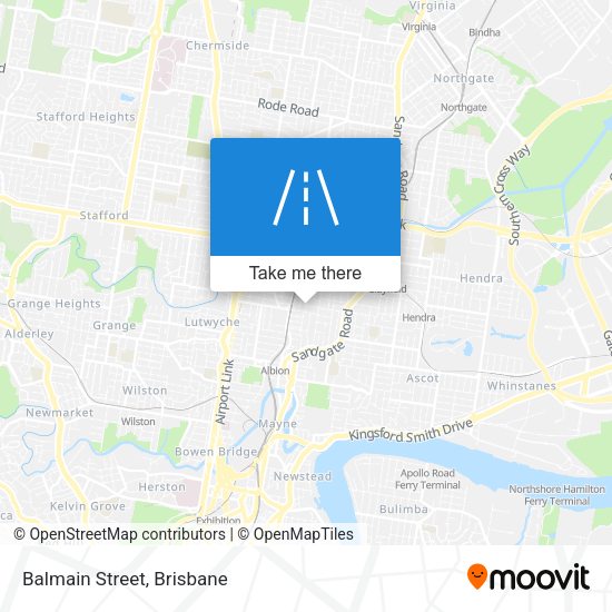 Balmain Street map