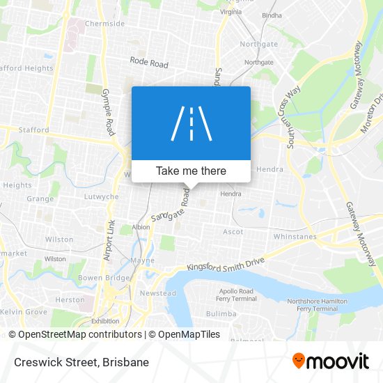 Creswick Street map