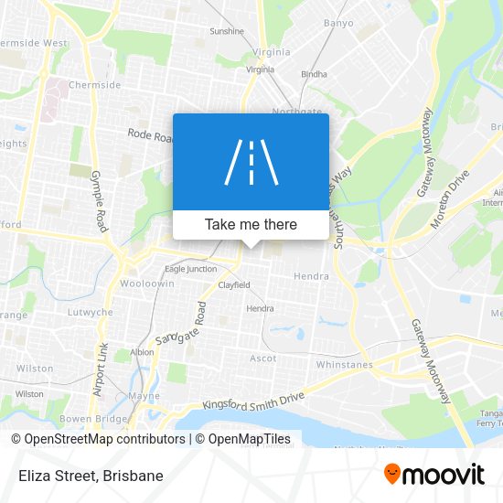 Eliza Street map