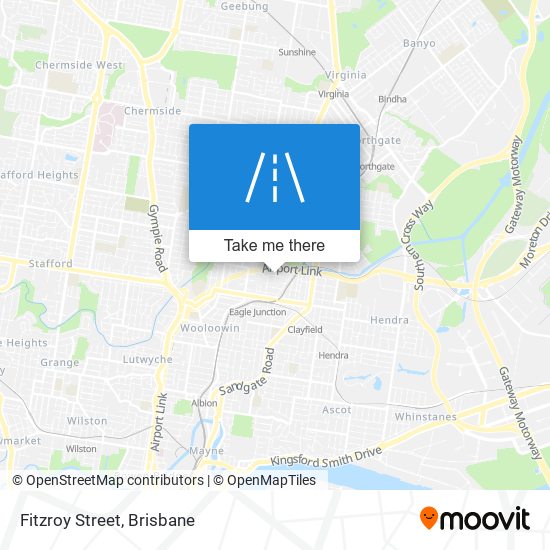 Fitzroy Street map