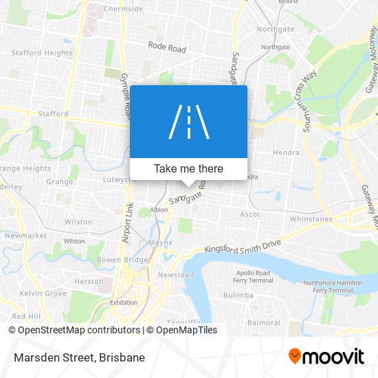 Marsden Street map