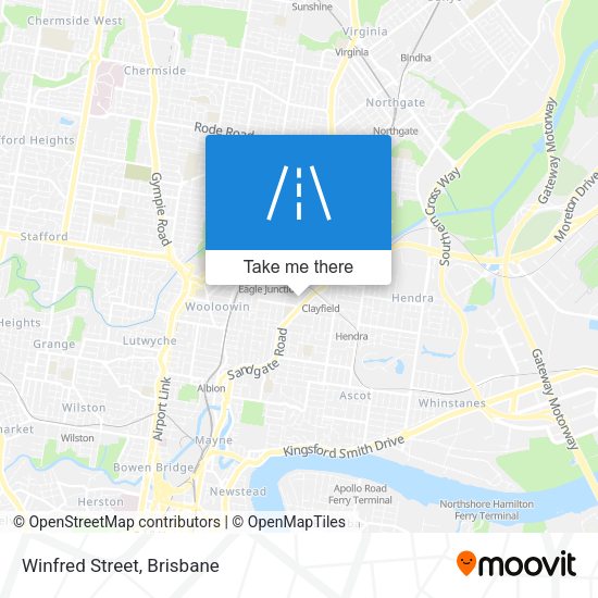 Winfred Street map