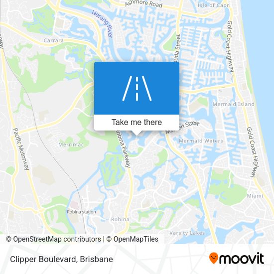 Clipper Boulevard map