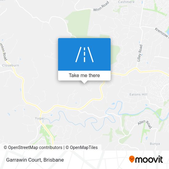 Garrawin Court map
