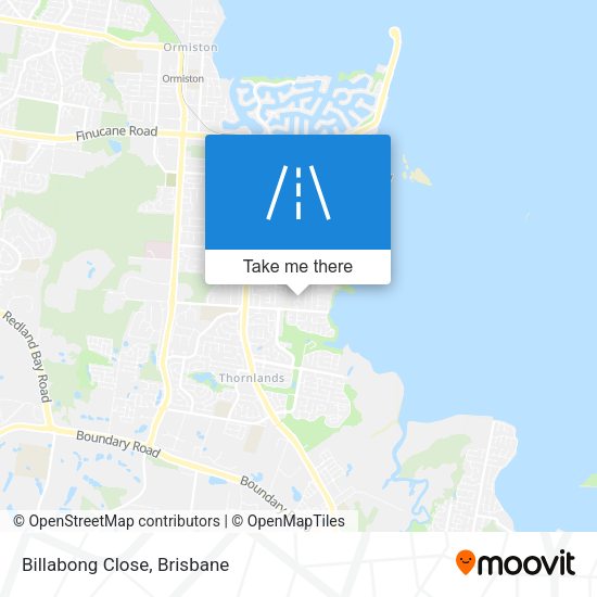 Billabong Close map
