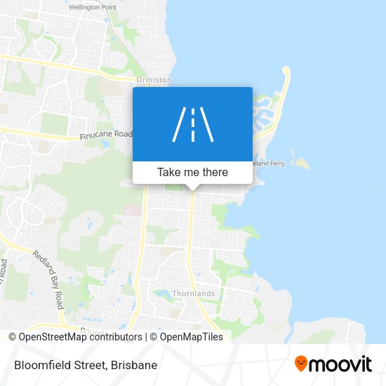 Bloomfield Street map