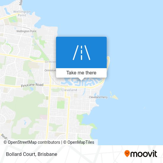 Bollard Court map
