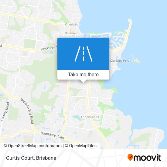 Curtis Court map