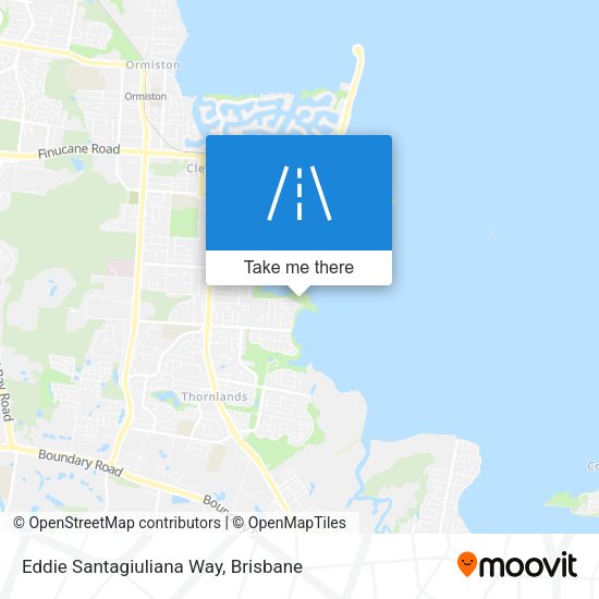 Eddie Santagiuliana Way map