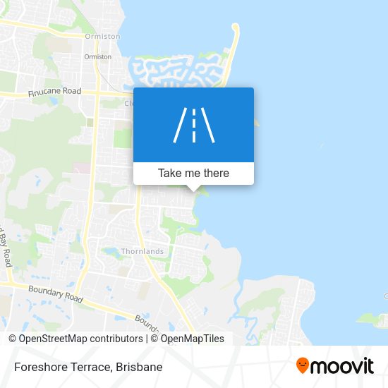 Foreshore Terrace map