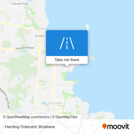 Mapa Harding Crescent