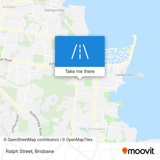 Ralph Street map