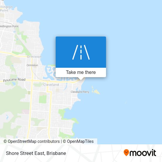 Shore Street East map