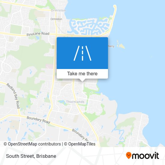 South Street map