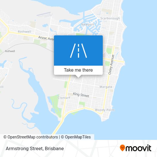 Armstrong Street map
