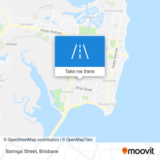 How to get to Baringa Street, Clontarf by bus or train?