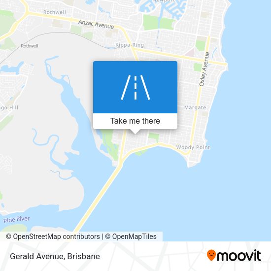 Gerald Avenue map