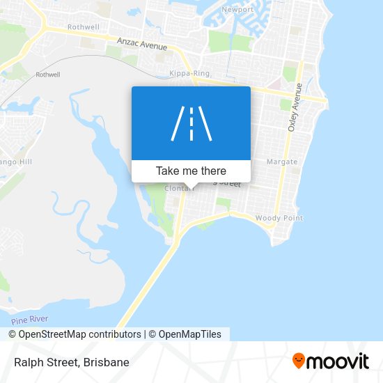 Ralph Street map