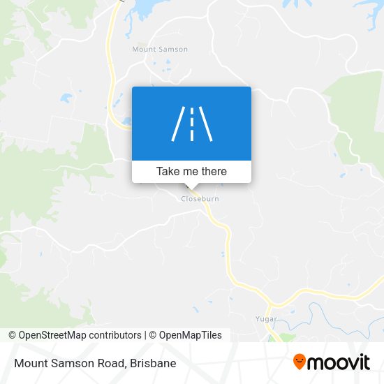 Mount Samson Road map