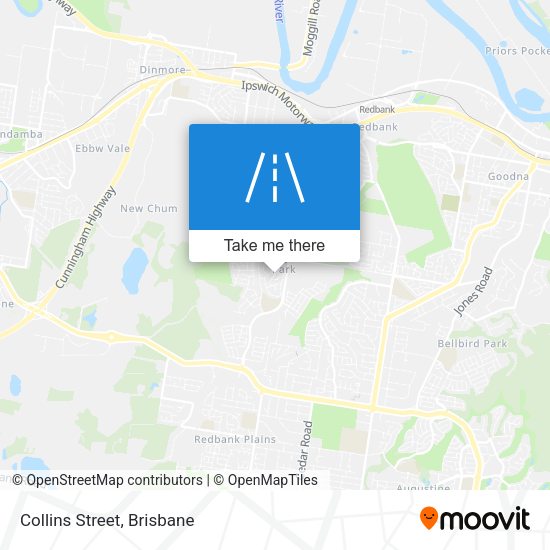 Collins Street map