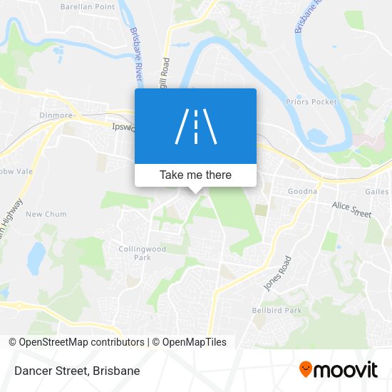 Dancer Street map