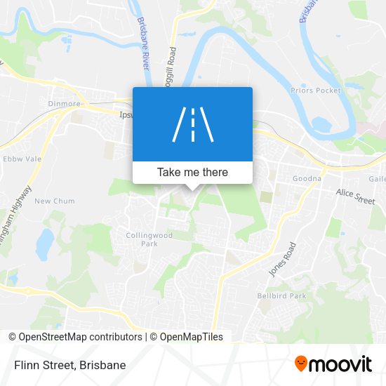 Flinn Street map
