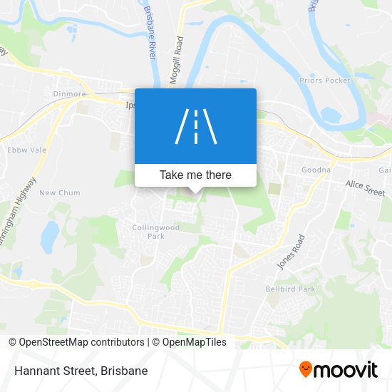 Hannant Street map