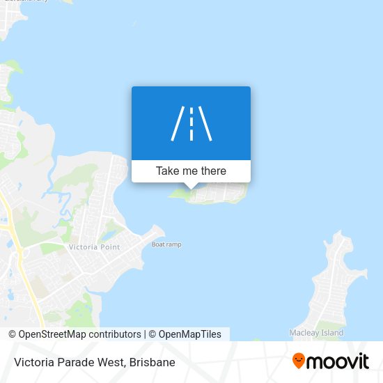 Victoria Parade West map
