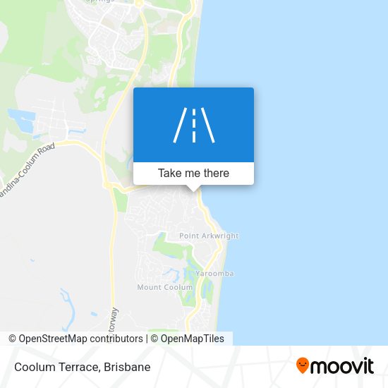 Coolum Terrace map