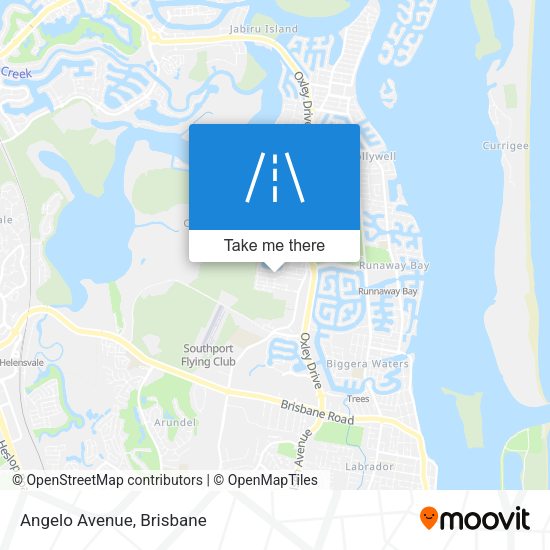 Angelo Avenue map